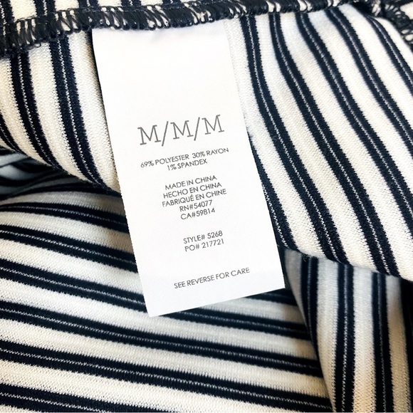 CAbi Nautical Stripped Captain Shift Dress Size M - Picture 8 of 9